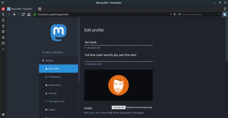 fosstodon-profile-edit