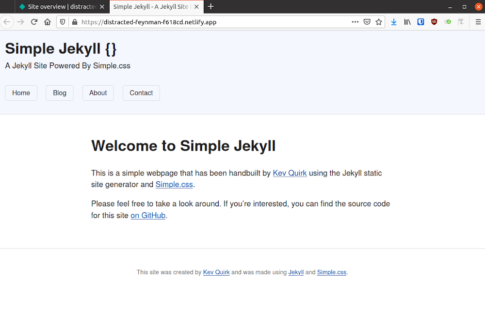 jekyll-simple-netlify